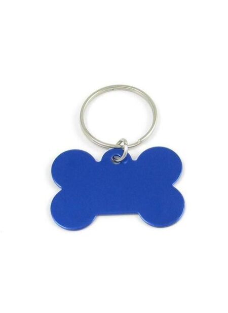 Bone-Shaped ID Tag Black