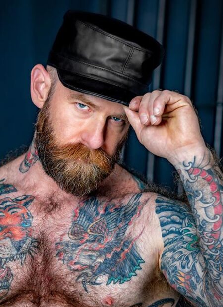 Mr. S Leather JT's Miner Cap Black Medium