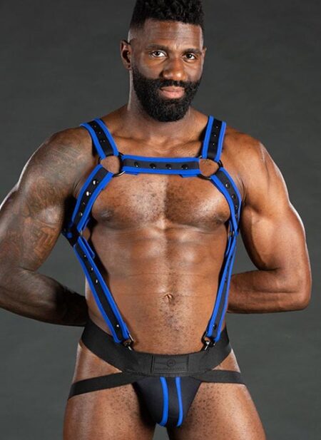 Mr. S Neo Carbon Black Crossbow Harness Yellow Large / Extra Large
