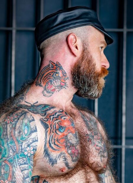 Mr. S Leather Carpenter Cap Black Large