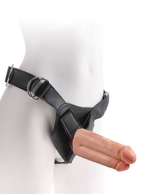 King Cock Strap-on Harness Two Cock One Hole ⋆ Underground Fetish