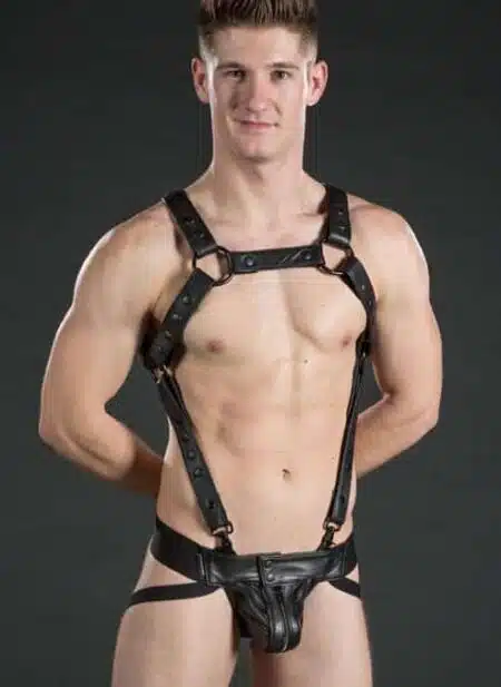 Mr. S Leather Sport Jock 2.0 Black Large