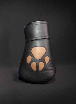 Mr. S Leather Padded K9 Mitts Tan