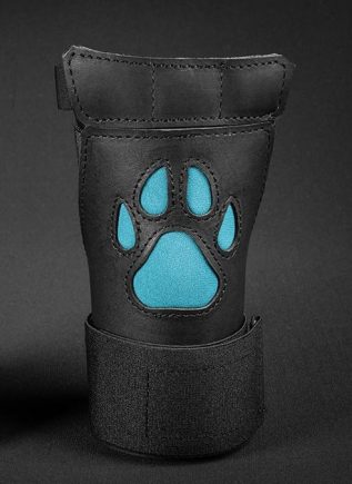Mr. S Leather Open Paw Puppy Glove Aqua