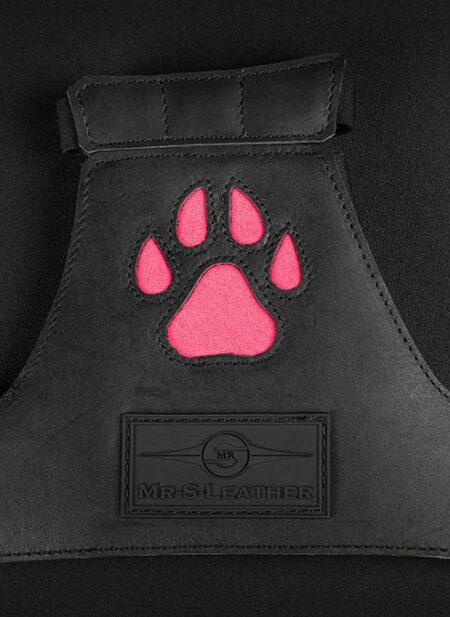 Mr. S Leather Open Paw Puppy Glove Pink