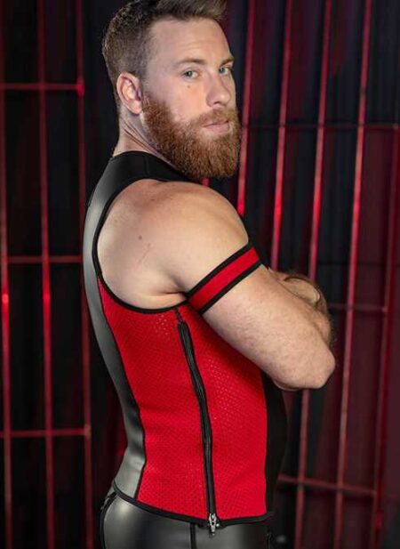 Mr. S Neo Muscle Tank Red Extra large