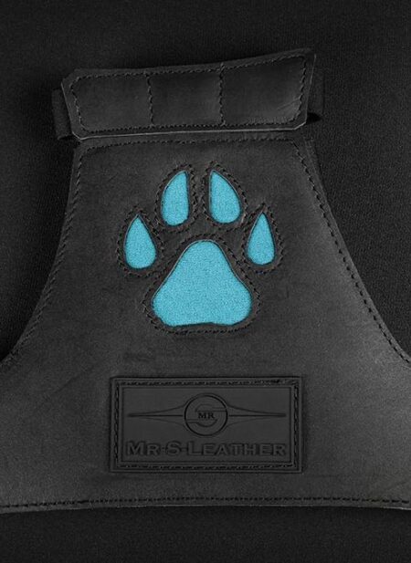 Mr. S Leather Open Paw Puppy Glove Aqua