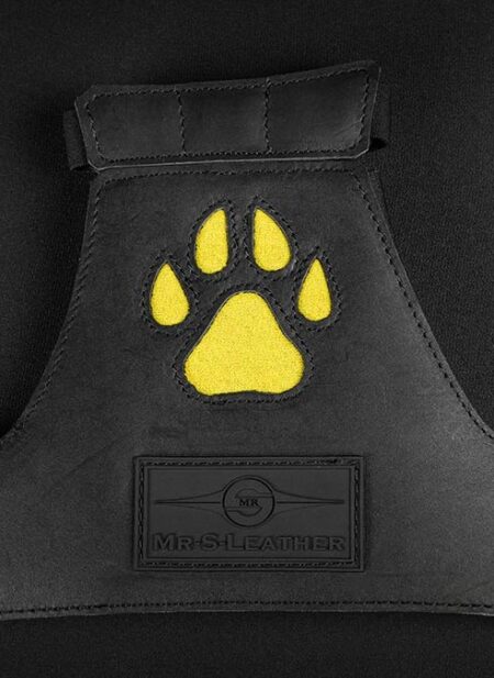 Mr. S Leather Open Paw Puppy Glove Yellow