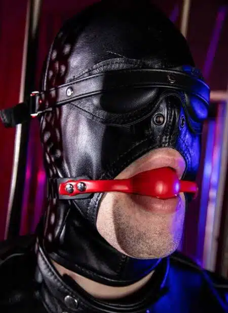 Mr. S Leather Deluxe Ball Gag Red 1,75 inch