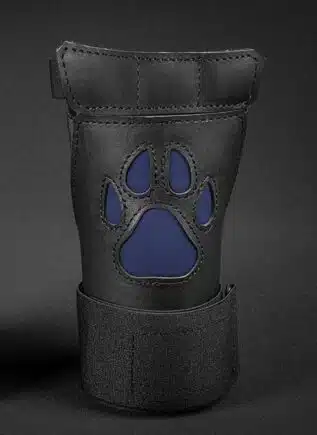Mr. S Leather Open Paw Puppy Glove Navy