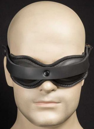 Mr. S Neoprene Padded Blindfold Black
