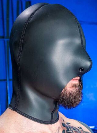 Mr. S Neoprene Cocksucker Hood Black Extra large