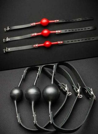 Mr. S Leather Deluxe Ball Gag Red 1,75 inch