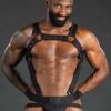 Mr. S Neo Carbon Black Jockstrap Black Medium