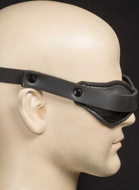 Mr. S Neoprene Padded Blindfold Black
