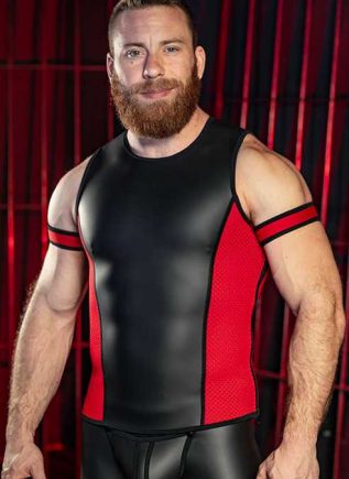 Mr. S Neo Muscle Tank Red Extra large