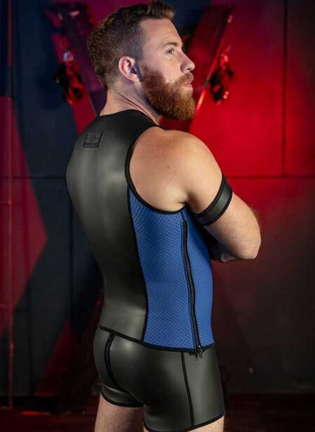 Mr. S Neo Muscle Tank Blue Small
