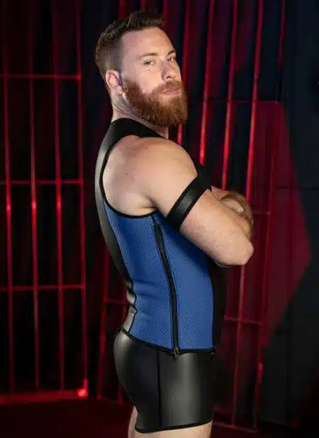 Mr. S Neo Muscle Tank Blue Small