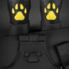 Mr. S Leather Open Paw Puppy Glove Yellow