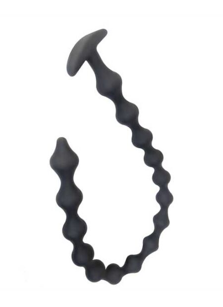 Brutus Beaded Chain Silicone Ass Balls Black