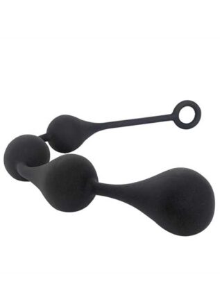 Brutus Hot Drops Silicone Ass Balls Black XXL