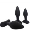 Brutus Silicone 3 Plug Ass Training Kit Black