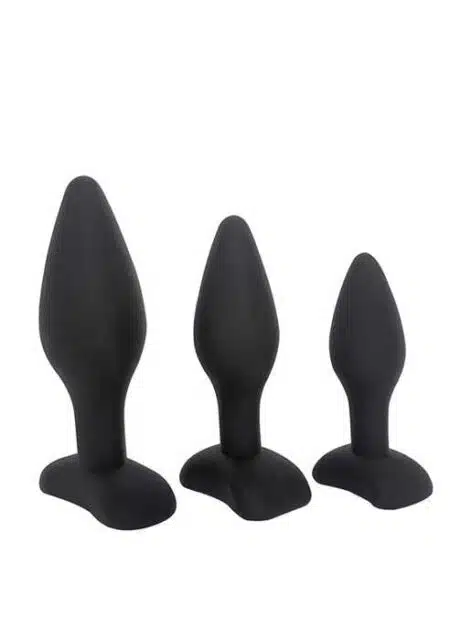 Brutus Silicone 3 Plug Ass Training Kit Black