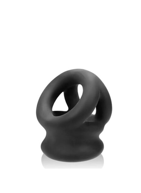 Oxballs Tri-Squeeze Stretch Sling +Silicone Black