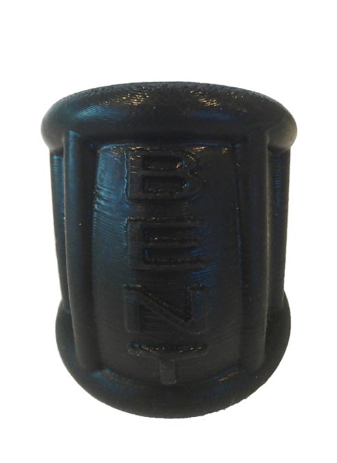 Oxballs Bent-1 Curved Ballstretcher Silicone Black Small