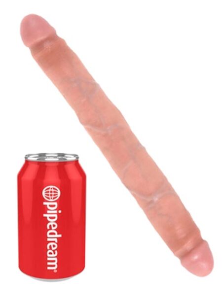 Pipedream King Cock Double Dildo Flesh Slim