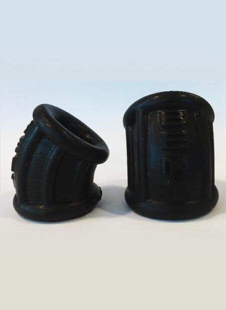 Oxballs Bent-1 Curved Ballstretcher Silicone Black Small