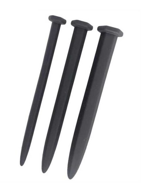 Brutus Nailed It! 3 Pcs Smooth Silicone Sound Set Black