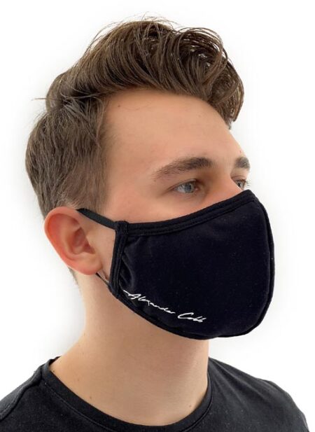 Alexander Cobb Shaped Facemask Black