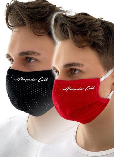 Alexander Cobb Mesh Facemask Black