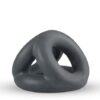 Boners Liquid Silicone Triple Cock Ring Grey
