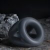 Boners Liquid Silicone Triple Cock Ring Grey