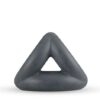 Boners Liquid Silicone Triple Cock Ring Grey