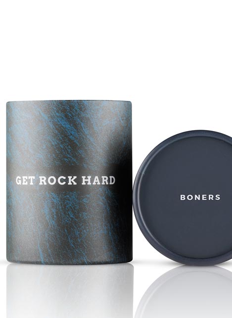 Boners Liquid Silicone Triple Cock Ring Grey