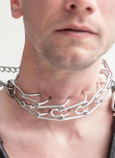 Torquator Collar Chrome Small