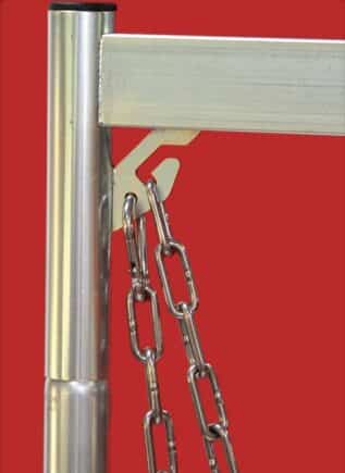 UK Red Zinc Plated Chain Set