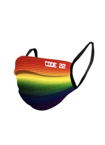 CODE 22 Facemask Rainbow - 05