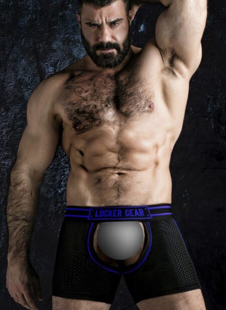 Locker Gear Short Chaps Blue Large