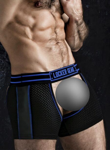 Locker Gear Short Chaps Blue Large