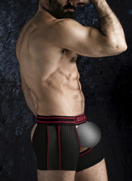 Locker Gear Short Chaps Red Medium