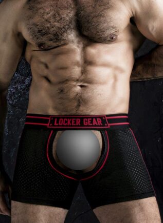 Locker Gear Short Chaps Red Medium