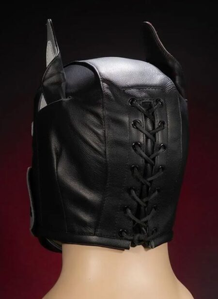 Mr. S Leather K9 Pup Hood Grey Large