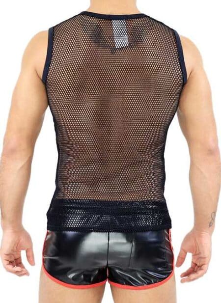 ToF Paris Spartacus Tank Top Black/Red Large