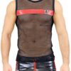 ToF Paris Spartacus Tank Top Black/Red Large