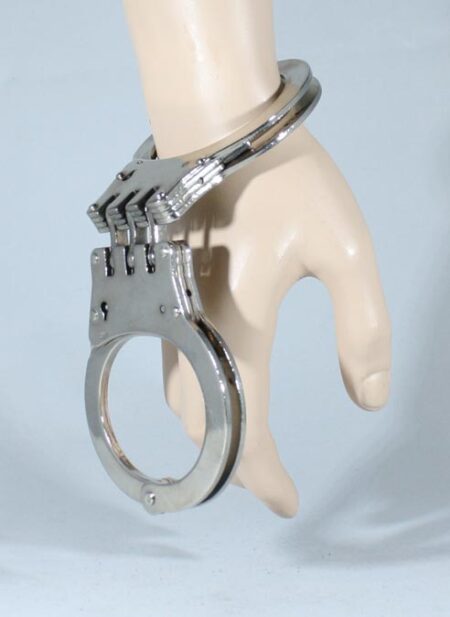 Double Lock Handcuffs Stainless Steel