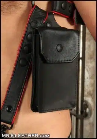 Mr. S Leather Hunter Harness Side Holster Black Large